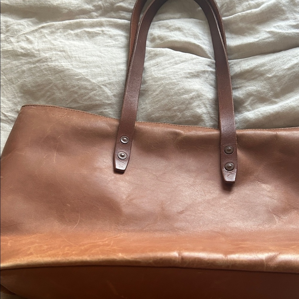 Wp Standard Leather Tote Bag - Picture 4 of 11
